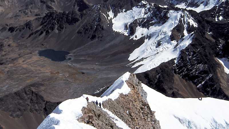 Spectacular view from the summit of Huayna Potosi, Bolivia | Sue Fear