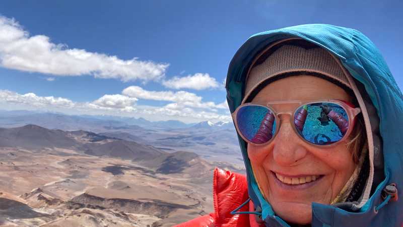 Lydia Bradey on Ojos Del Salado | Lydia Bradey
