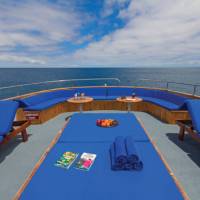 Sun deck area aboard Beluga