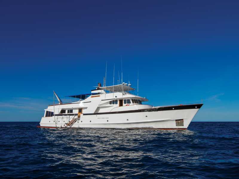 Cruising the open ocean aboard Beluga