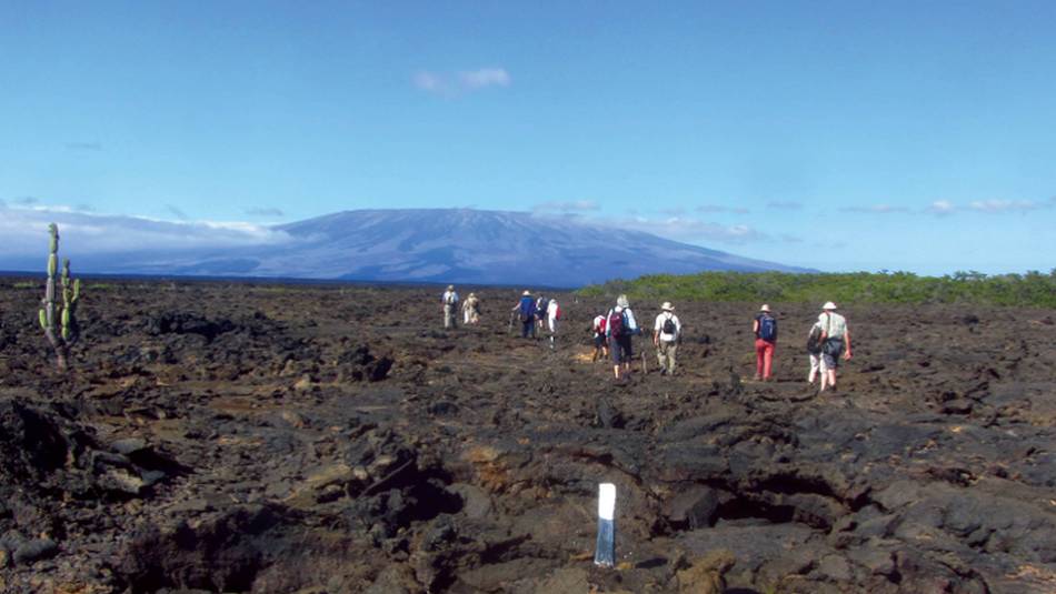 Enjoy walks across the rocky Galapagos Islands landscape | Marta Ticha