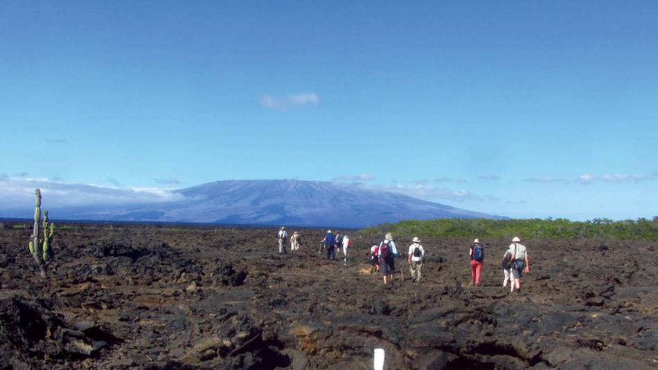 Enjoy walks across the rocky Galapagos Islands landscape | Marta Ticha