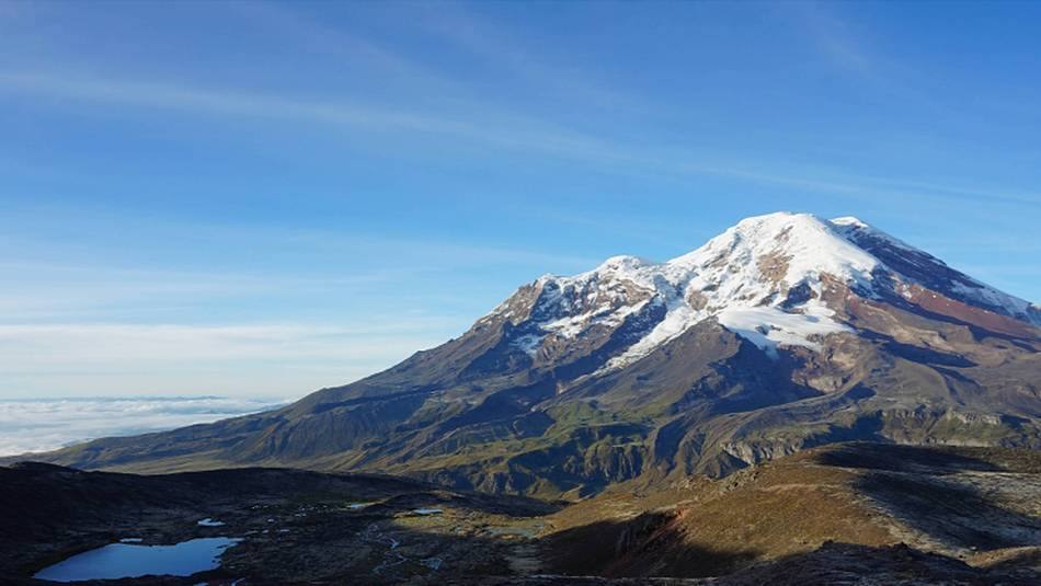 Mt Chimborazo, Ecuador's highest mountain at 6310m
