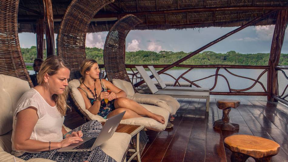 Napo Lodge sitting