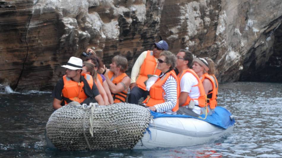 Head closer to the action in the Galapagos thanks to our zodiacs
