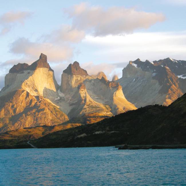 Early morning view of Cuernos del Paine, Patagonia | Carole Solomons