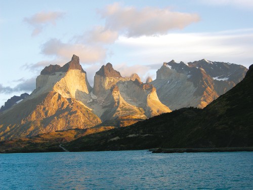 Early morning view of Cuernos del Paine, Patagonia&#160;-&#160;<i>Photo:&#160;Carole Solomons</i>