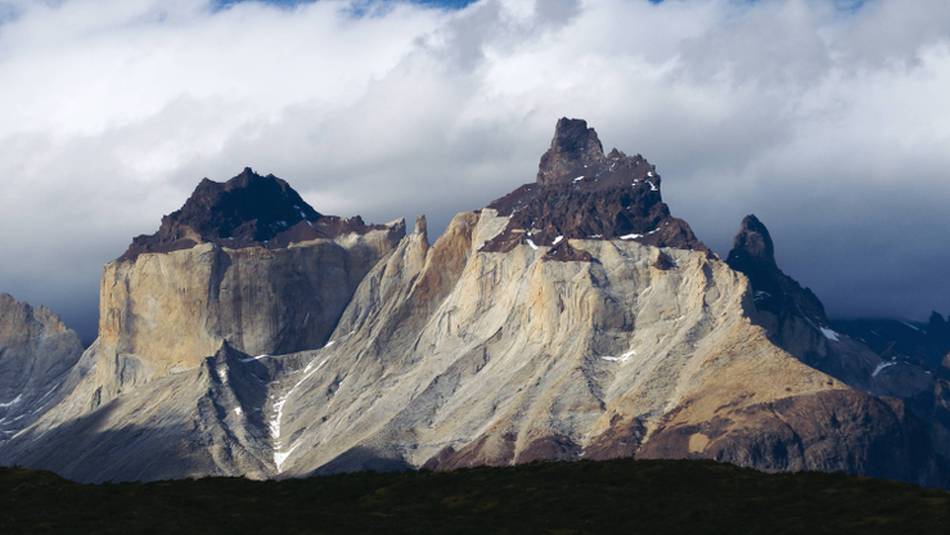 The Cuernos del Paine are easily distinguished by their exposed granite centres, which contrast sharply with the dark peaks | Maria Visconti