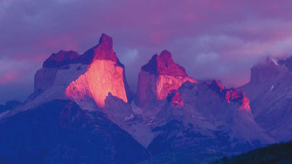 Cuernos del Paine at sunrise, Patagonia | Carole Solomons
