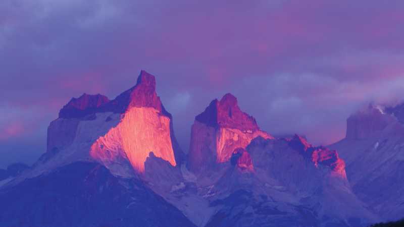 Cuernos del Paine at sunrise, Patagonia | Carole Solomons