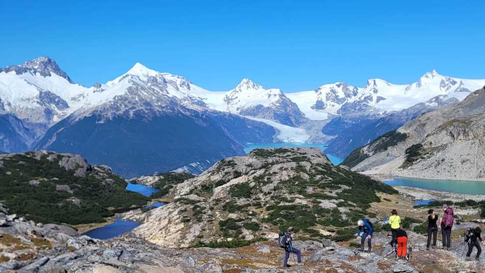 Open ridgelines stretch toward the distant peaks