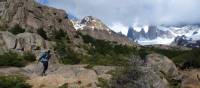 Crossing rugged terrain in Fitz Roy National Park | Maude Gamache-Bashille