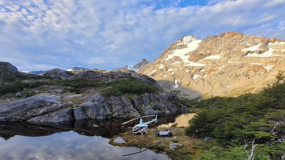Only accessible by helicopter this remote route is a once in a lifetime experience