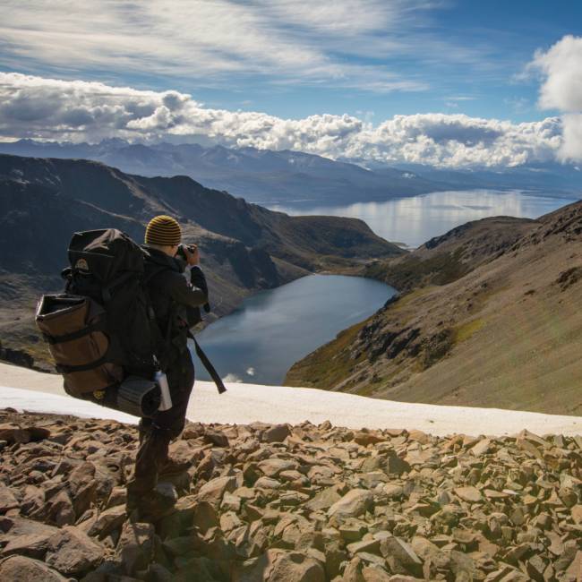 Amazing photo opportunity trekking Los Dientes de Navarino circuit | EcoCamp Patagonia
