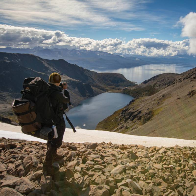 Amazing photo opportunity trekking Los Dientes de Navarino circuit | EcoCamp Patagonia