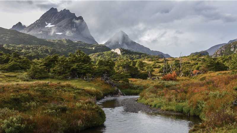 Beautiful panorama trekking Los Dientes de Navarino circuit | EcoCamp Patagonia
