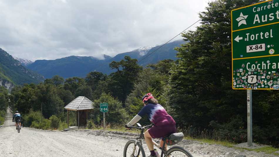 Cycling in some of the most remote areas of Patagonia means the highways can be a little bssic