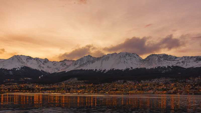 Ushuaia at night