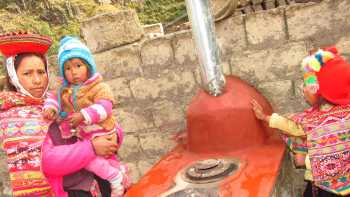 A family from Huilloc the recipients of a new healthier cook stove,LT A family from Huilloc, the recipients of a new healthier cook stove