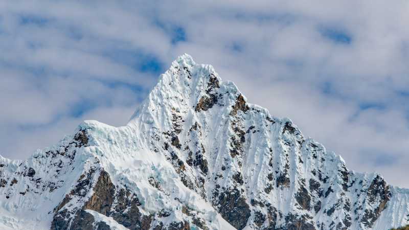 Alpamayo, the iconic peak in Peru’s Cordillera Blanca