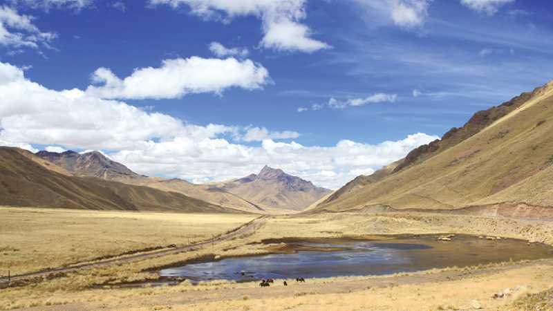 The road between Cusco and Puno, along Peru's high altiplano | Nigel Leadbitter