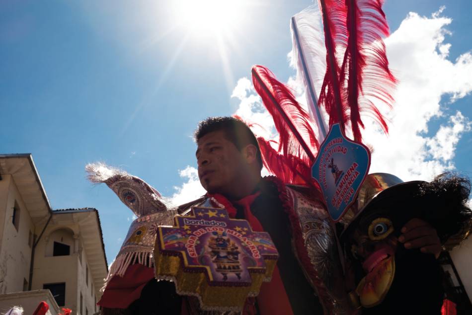 Inca folk dancing, gigantic parades and vibrant costumes at a festival in Cusco |  <i>Mark Tipple</i>