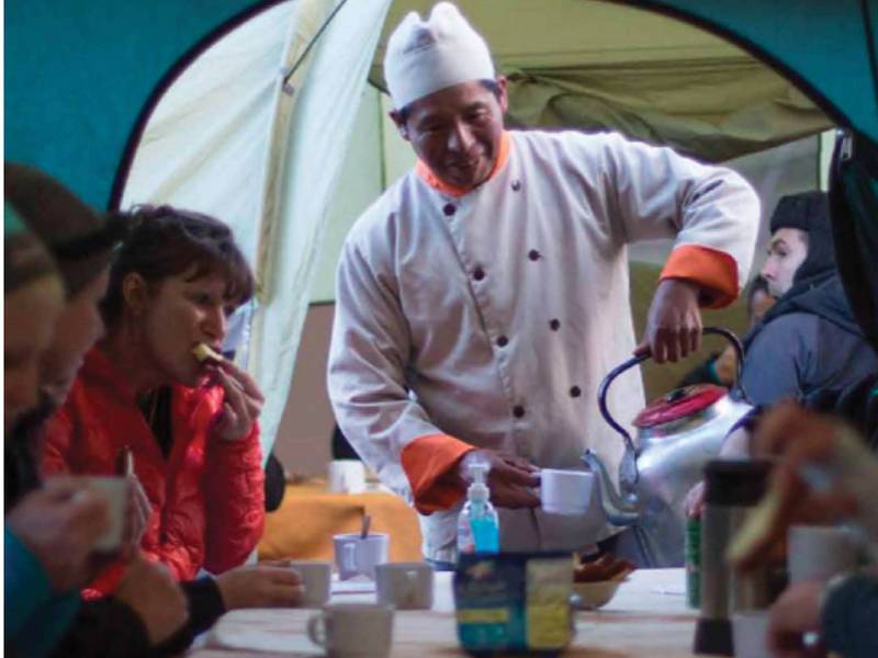 Our friendly chefs are keen to show off the best of the Andean region of Peru