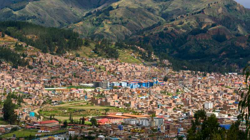 Huaraz city, Ancash, Peru