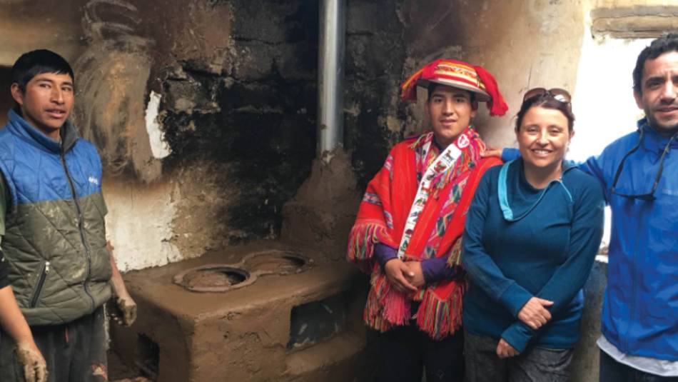 Community projects installing healthy cook stoves in Peru | Donna Lawrence