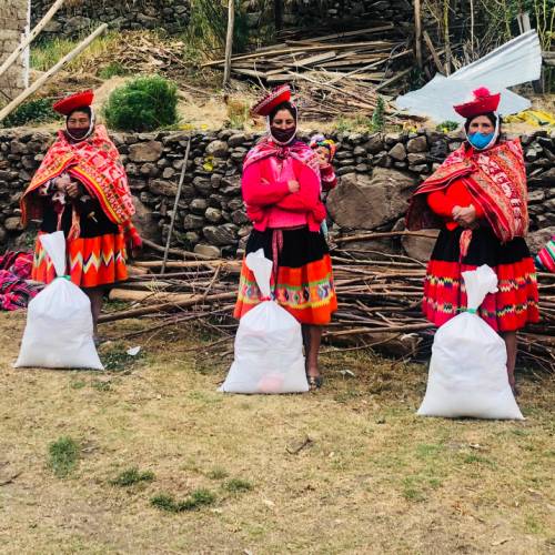 Lend a Hand grant distribution on Peru