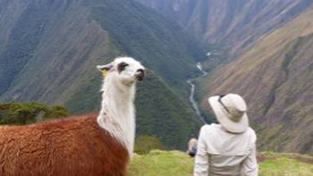 Making new friends on the Inca Trail