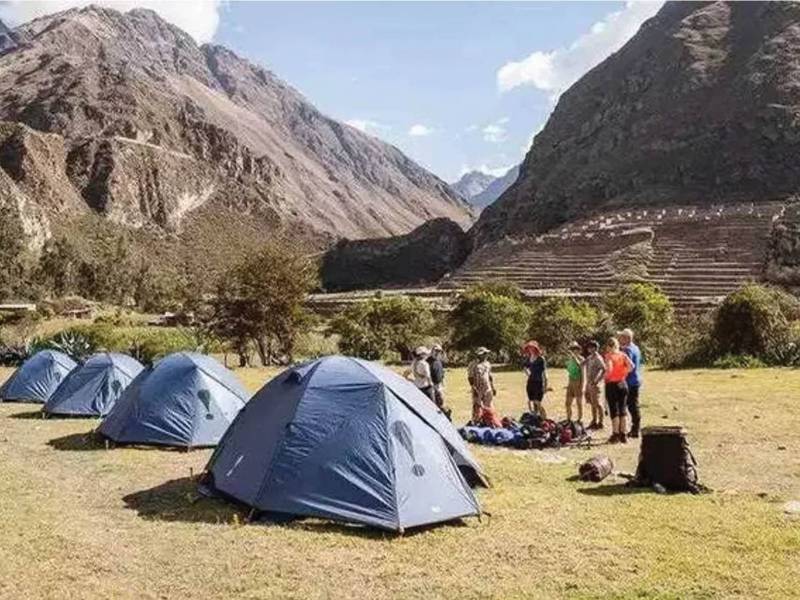 Our camps along the Inca trail are in gorgeous locations