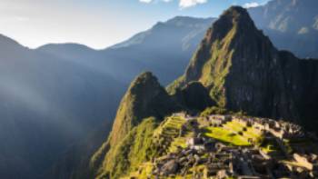 Breathtaking colours over the vibrant Machu Picchu