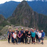 Group photo taken in front of the iconic Machu Picchu |  <i>Michelle Worthley</i>