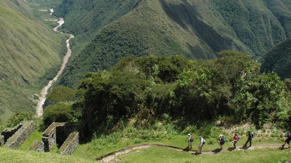 The Inca Trail winding its way through the Andes | Sarah Higgins