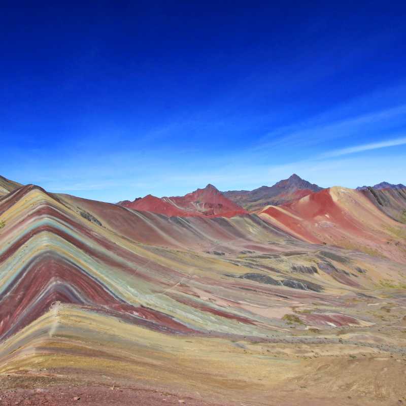 Rainbow Mountain Trek scenery