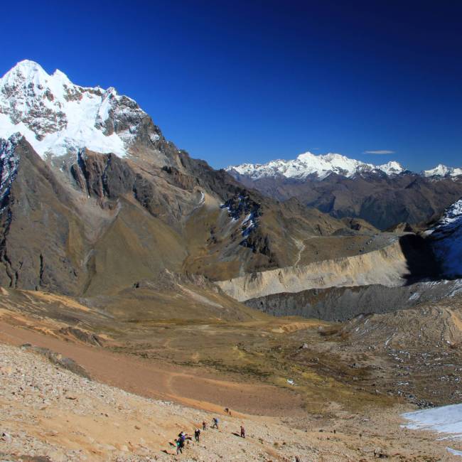Descending from Salcantay Pass | Ivan Parise