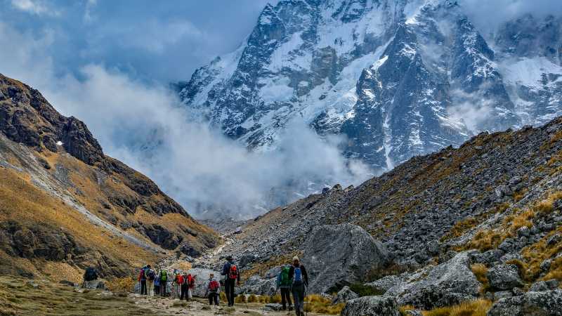 Trekkers along the Salkantay Trail | Luc Kohnen