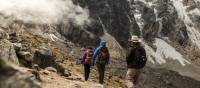 Hiking along the flanks of Mount Salcantay | Mark Tipple