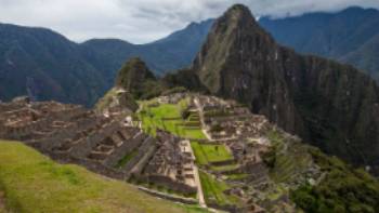 The Unesco World Heritage wonder of Machu Picchu,Explorandes 15th-century Inca citadel located in the Eastern Cordillera of southern Peru on a 2,430-meter (7,970 ft) mountain ridge.