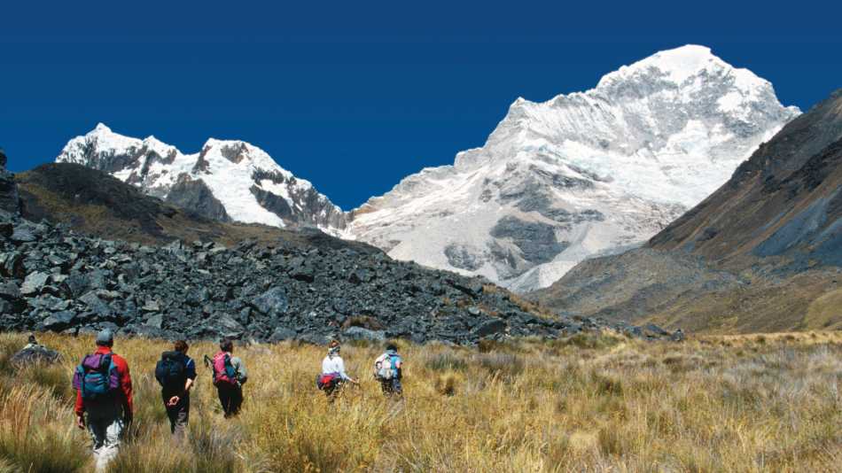 Trekking in the Andes, Peru