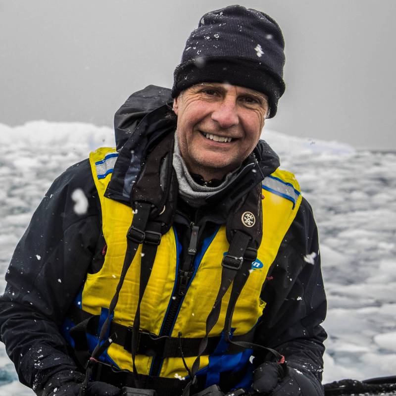 Richard I'Anson in Antarctic