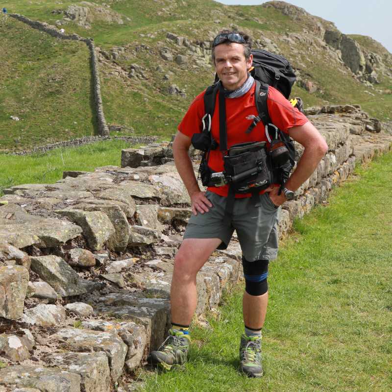 Hadrians Wall over the hillsides | John Millen