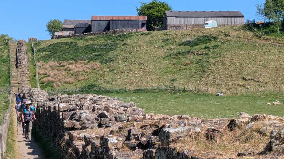 Happy hikers on the trails in England | John Millen