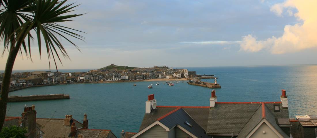 Stunning views looking towards St Ives