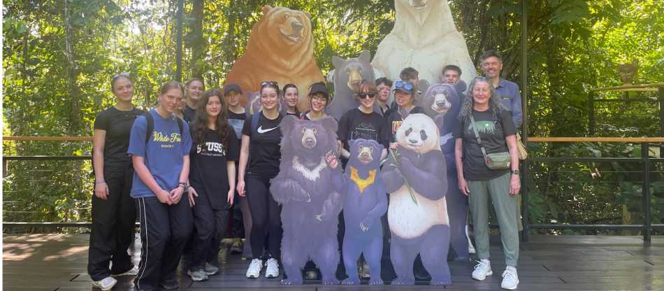 Learning about Bornean conservation and rehabilitation efforts for Sun Bears