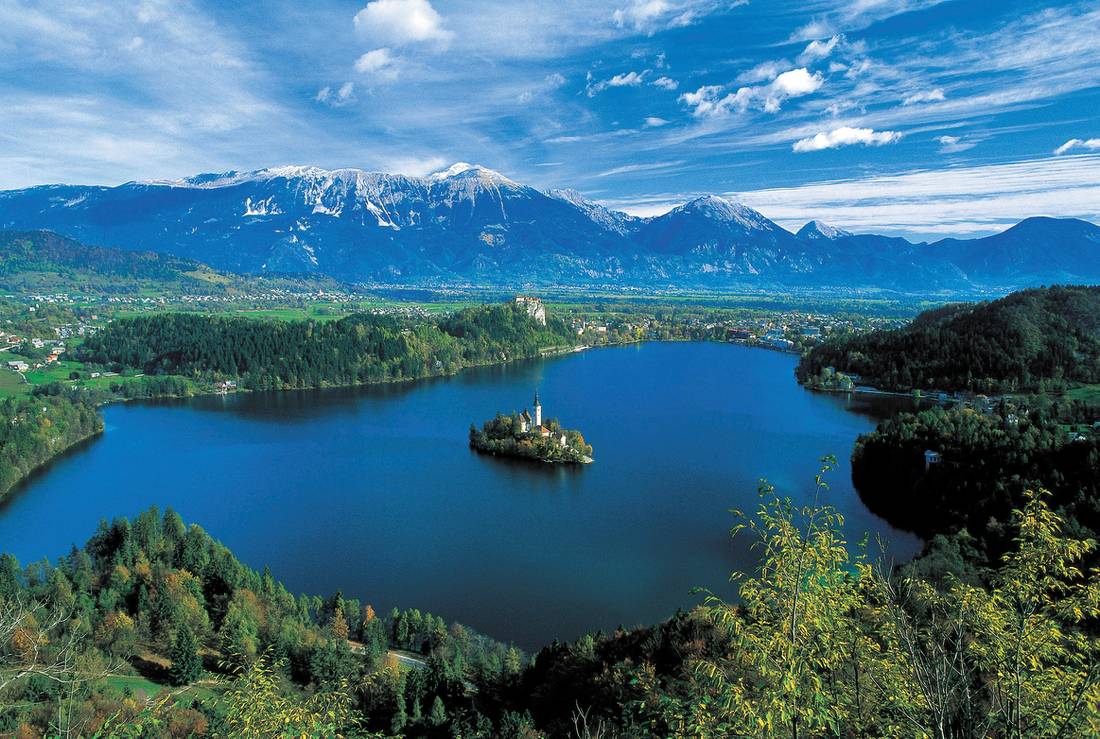 Views over Lake Bled
