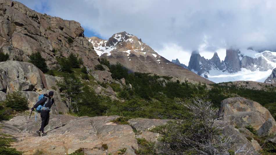 Crossing rugged terrain in Fitz Roy National Park | Maude Gamache-Bashille