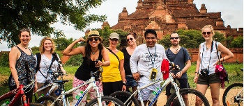 Cycling the temples of Bagan