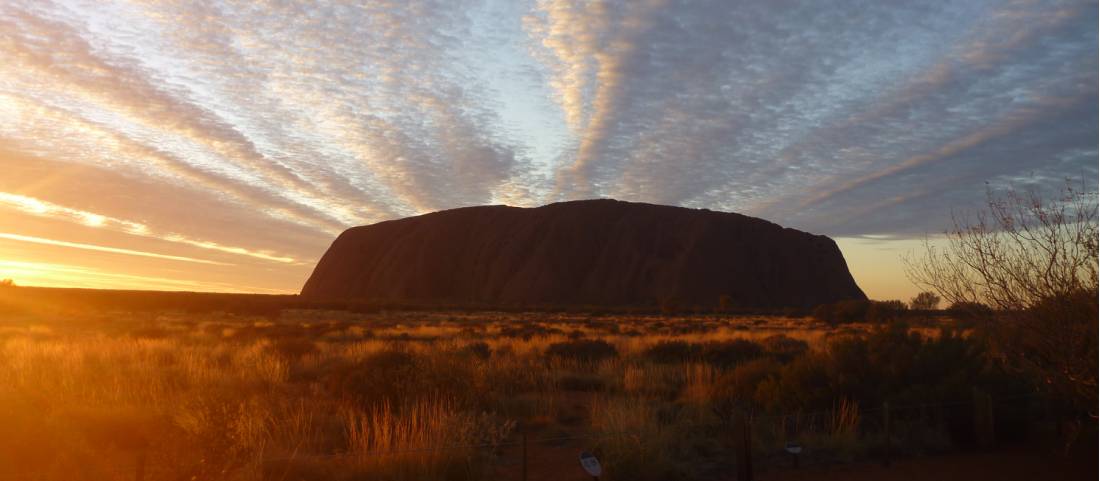 australian outback sunset